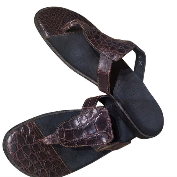 New leather flat sandals - Picture 2 of 3